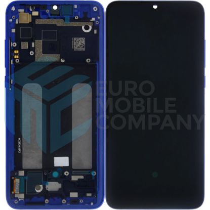 Bild von Xiaomi Mi 9 Lite Display + Digitizer + Frame (OEM) - Blue