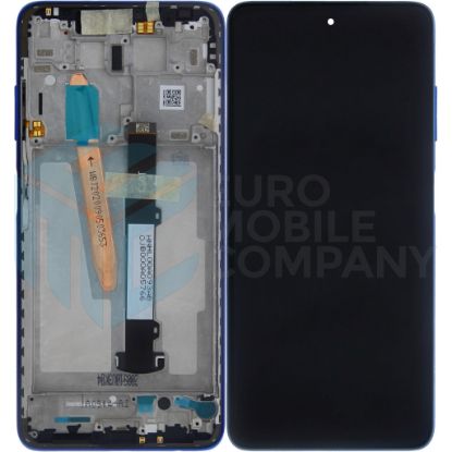 Bild von Xiaomi Poco X3 2020 / X3 NFC (560002J20C00) Display Complete With Frame - Blue