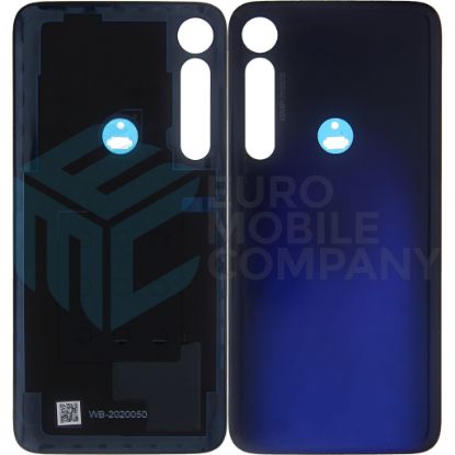 Bild von Motorola Moto G8 Plus Back cover + Adhesive (5S58C15537) - Blue