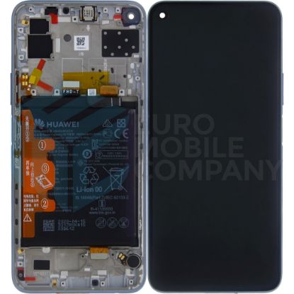 Bild von Huawei P40 Lite 5G (CDY-NX9A) OEM Service Part Screen Incl. Battery (02353SUQ) - Silver