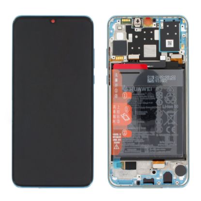 Bild von Huawei P30 Lite OEM Service Part Screen Incl. Battery (02352VBG) - Breathing Crystal