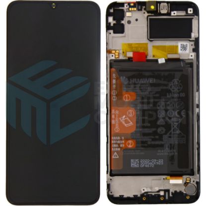 Bild von Huawei Y6P (MED-LX9) / Honor 9A (MOA-LX9N) 02353LKV OEM Service Part Screen Incl. Battery - Black