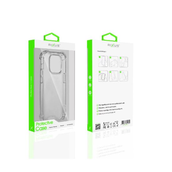 Bild von Rixus Anti-Burst Case Samsung Galaxy S21 FE - Transparent