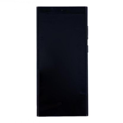 Bild von Samsung Galaxy S22 Ultra (SM-S908B) (GH82-27489A / GH82-27488A ) Display Complete (No Front Camera) - Phantom Black