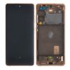 Bild von Samsung Galaxy S20FE SM-G780F (GH82-24219F / GH82-24220F) Display Complete - Cloud Orange