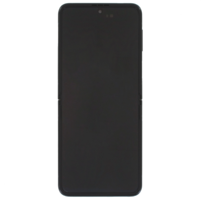 Bild von Samsung Galaxy Z Flip 3 (SM-F711B) Display Complete + Frame (No Camera) GH82-27244A / GH82-27243A - Panthom Black