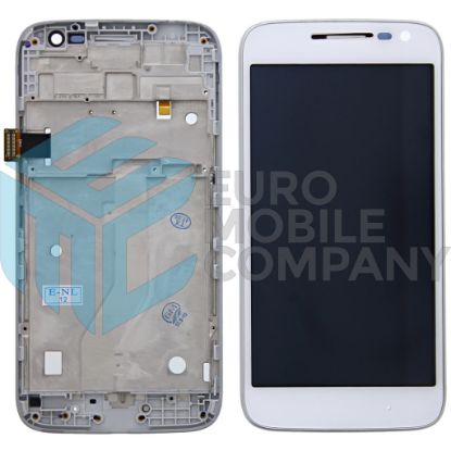 Bild von Motorola Moto G4 Play Display + Digitizer + Frame - White