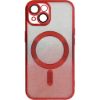 Bild von Gilter &amp; Glossy TPU Case For iPhone 15 Pro - Silver Red