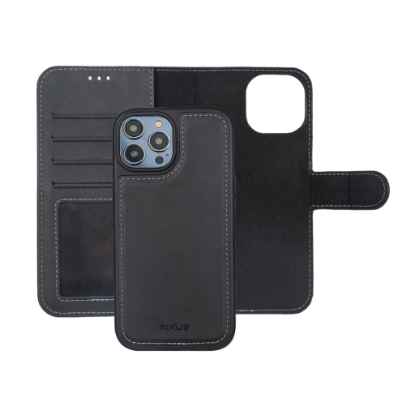 Bild von Rixus Duo Magnetic Detachable Wallet For iPhone 13 - Black