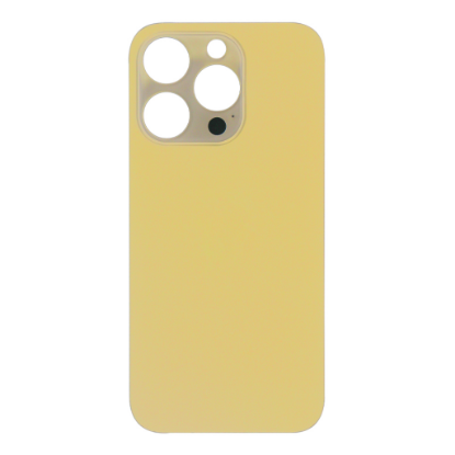 Bild von For iPhone 14 Pro Extra Glass Gold (Enlarged Camera Frame) (excl. Logo)