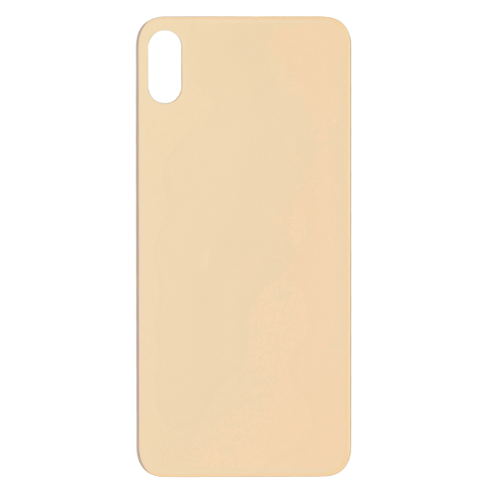 Bild von For iPhone XS Max Extra Glass Gold (Enlarged Camera Frame) (excl. Logo)