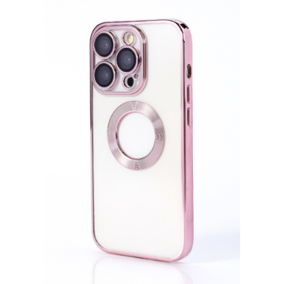 Bild von NY Glossy Phone &amp; Camera TPU Case For iPhone 15 Plus - Pink