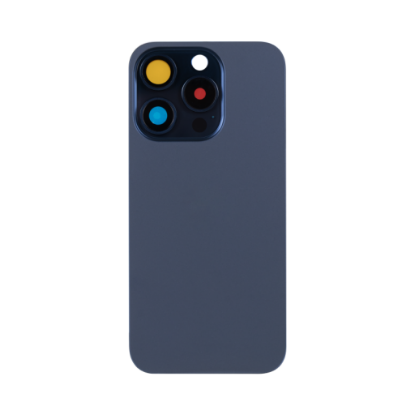 Bild von For iPhone 15 Pro Max Extra Glass Blue Titanium (Enlarged Camera Frame) (excl. Logo)