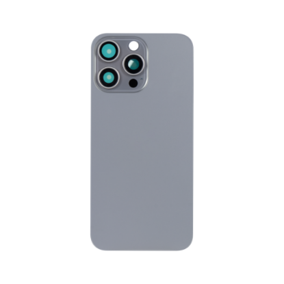 Bild von For iPhone 15 Pro Max Extra Glass Natural Titanium (Enlarged Camera Frame) (excl. Logo)