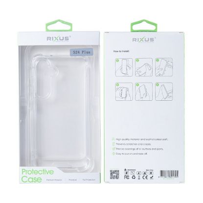 Bild von Rixus Anti-Burst Case For Samsung Galaxy S24 Plus - Transparent