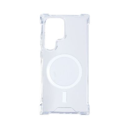 Bild von Rixus For Samsung Galaxy S24 Ultra 5G S928B Anti-Burst Case With MagSafe Transparent