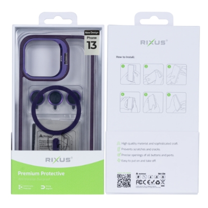 Bild von Rixus Classic 03 Case With MagSafe For iPhone 13 - Deep Purple