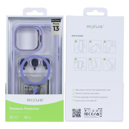 Bild von Rixus Classic 03 Case With MagSafe For iPhone 13 - Light Purple