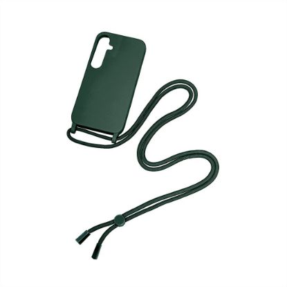 Bild von Rixus For Samsung Galaxy S24 5G S921B TPU Necklace Cord Cover Dark Green