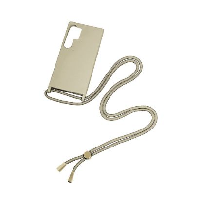 Bild von Rixus For Samsung Galaxy S24 Ultra 5G S928B TPU Necklace Cord Cover Gold