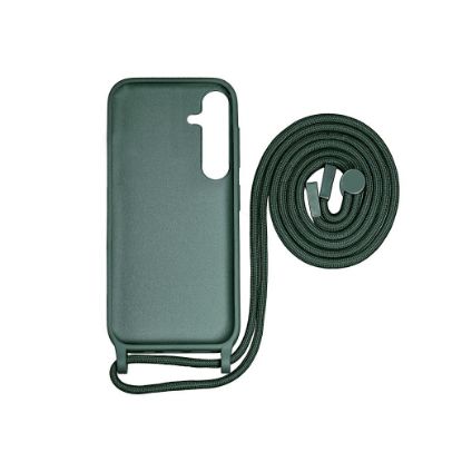 Bild von Rixus For Samsung Galaxy A35 5G TPU Necklace Cord Cover Dark Green