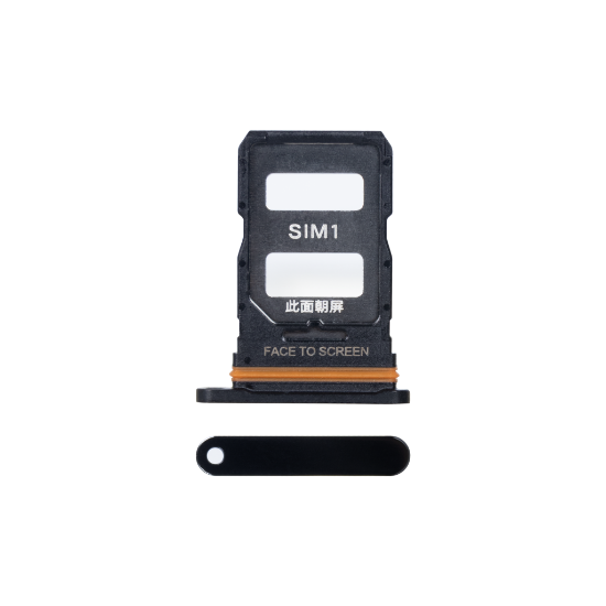 Bild von Xiaomi 12 Lite (2203129G) Sim Card Holder Black OEM