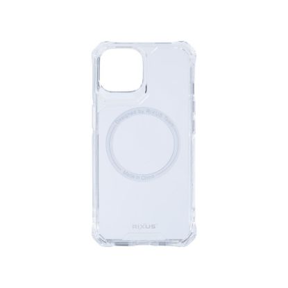 Bild von Rixus For iPhone 13 Armor-X Anti Shock Case With MagSafe Transparent