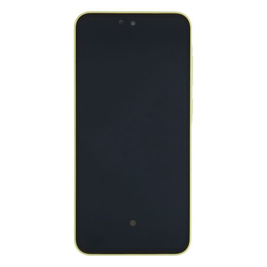 Bild von Samsung Galaxy A35 5G A356B Display And Digitizer With Frame Yellow Pre Assembled