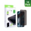 Bild von Rixus For iPhone 12 Pro Max Tempered Glass Curved Edge Privacy (10-Pack)