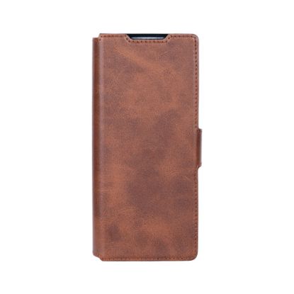 Bild von Rixus Wallet Case For Samsung Galaxy Z Fold 6 With Pen Holder Brown