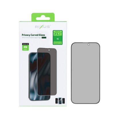 Bild von Rixus Privacy HD Tempered Glass For iPhone 16