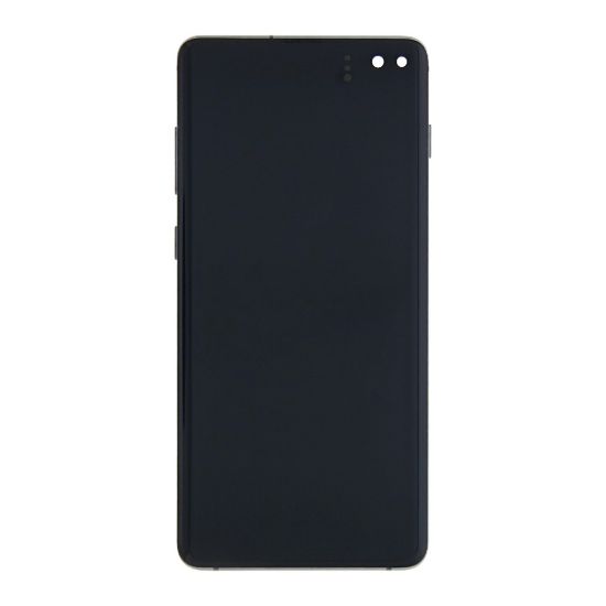 Bild von Samsung Galaxy S10 Plus G975F Display And Digitizer With Frame Prism Black Refurbished