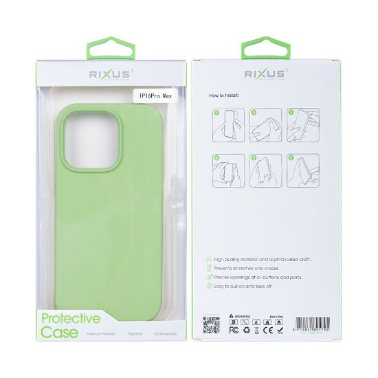 Bild von Rixus Soft TPU Phone Case With MagSafe For iPhone 16 Pro Max Matcha