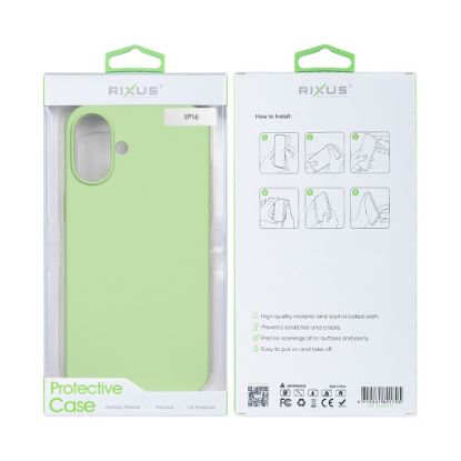 Bild von Rixus Soft TPU Phone Case With MagSafe For iPhone 16 Matcha