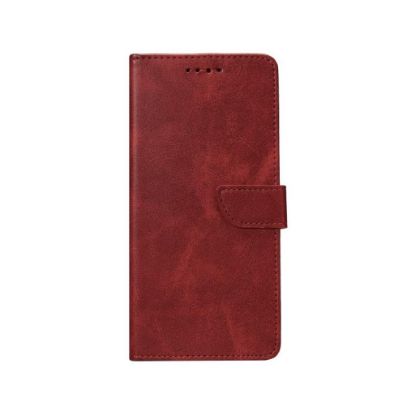 Bild von Rixus Bookcase For iPhone 16 Pro Dark Red