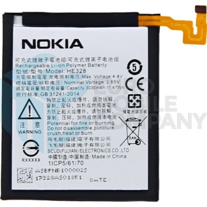 Bild von Nokia 8 Battery HE328 - 3030mAh