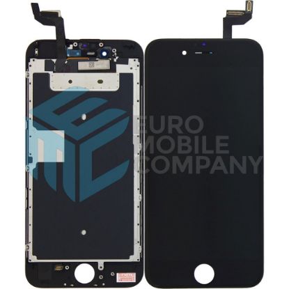 Bild von iPhone 6S Display + Digitizer + Metal plate, Replacement Glass OEM - Black