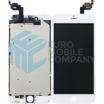 Bild von iPhone 6 Plus Display + Digitizer + Metal Plate, Complete OEM Replacement Glass - White