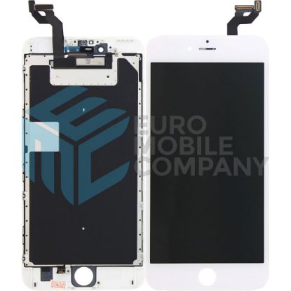 Bild von iPhone 6S PLUS Display + Digitizer + Metal Plate, Complete OEM Replacement Glass - White