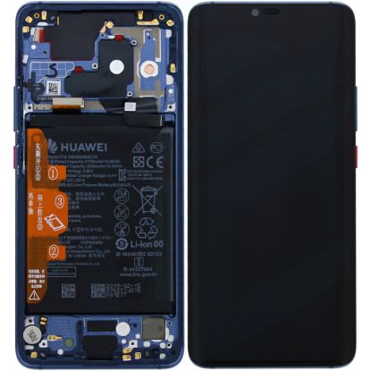 Bild von Huawei Mate 20 Pro 02352GFX (LYA-L09/ LYA-L29) OEM Service Part Screen Incl. Battery - Midnight Blue