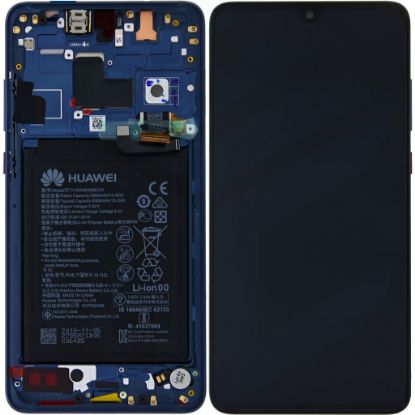 Bild von Huawei Mate 20 02352FQM (HMA-L09/ HMA-L29) OEM Service Part Screen Incl. Battery - Midnight Blue