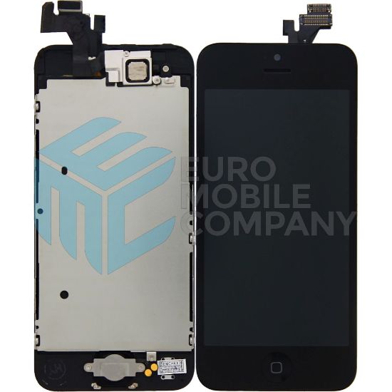 Bild von iPhone 5 Display + Digitizer, Pre Assembled High Quality - Black