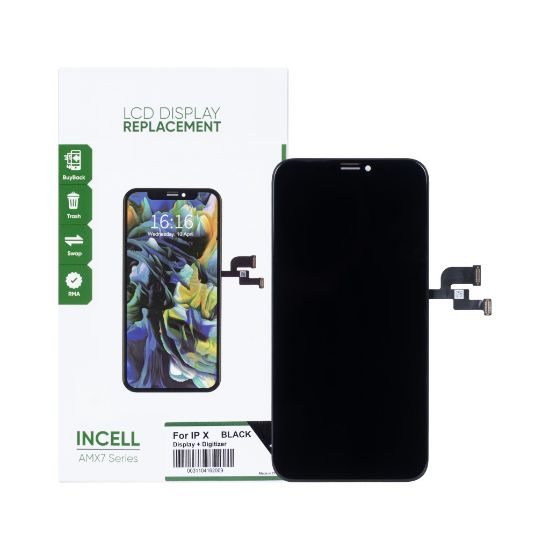 Bild von iPhone X Display + Digitizer Top Incell Quality - Black