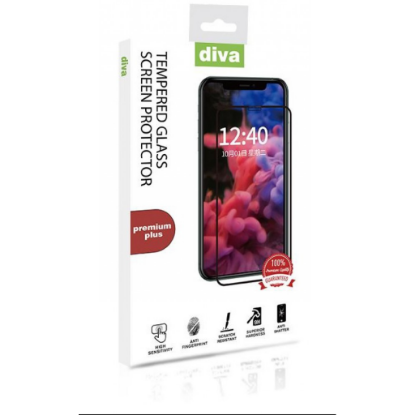 Bild von Diva Premium Plus Glass Protector For P40 Lite - Black