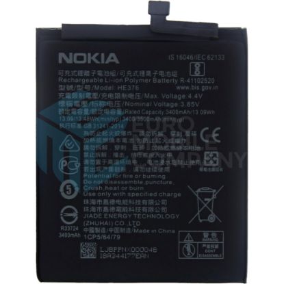 Bild von Nokia 3.1 Plus Replacement Battery (HE376) - 3500mAh