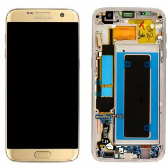 Bild von Samsung Galaxy S7 Edge (SM-G935F) Display (GH82-13361A) - Gold