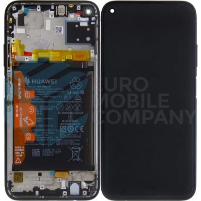 Bild von Huawei P40 Lite (JNY-LX1) OEM Service Part Screen Incl. Battery (02353KFU) - Black