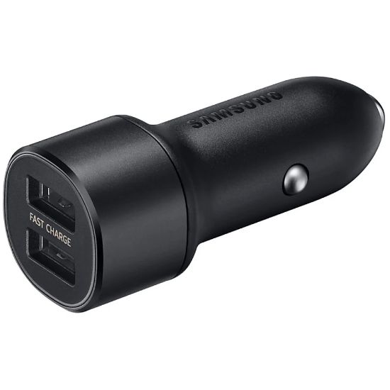 Bild von Universal Samsung Car Adapter Dual Fast Charge (15W) EP-L1100NBEGWW - Black