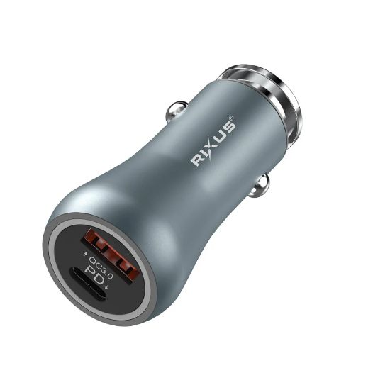 Bild von Rixus 38W USB-C PD Car Charger + USB Slot RX2027