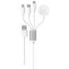 Bild von Rixus RXU843 4-1 Charging Cable 120CM White